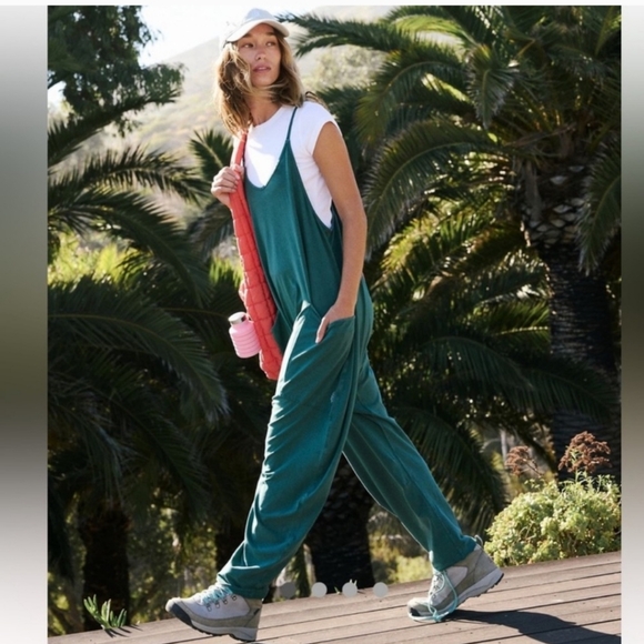 Free People Pants - Free People Movement Hot Shot Onesie -XL- Ivy